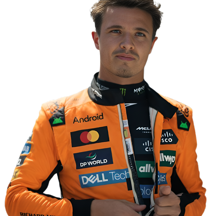 Lando Norris F1 Drive to Survive Orange McLaren Jacket